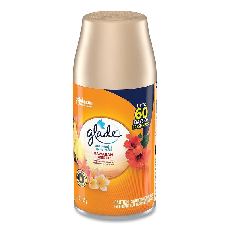 Glade Automatic Air Freshener  Hawaiian Breeze  6.2 oz  6/Carton (337689) - Image 2