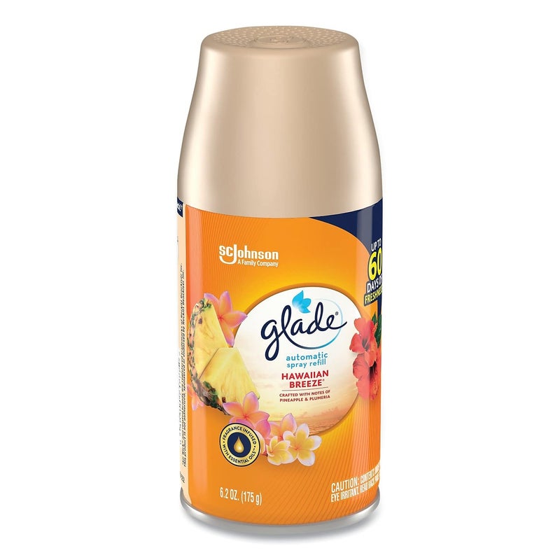 Glade Automatic Air Freshener  Hawaiian Breeze  6.2 oz  6/Carton (337689) - Image 3