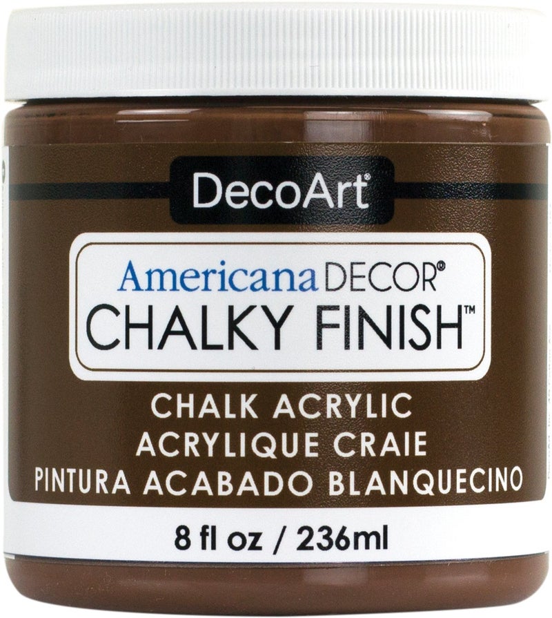 DecoArt DecoArt ADC-25 Americana Chalky Finish Paint, 8-Ounce, Rustic,Brown - Image 3