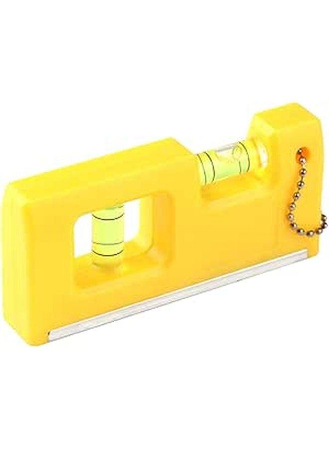Mini Magnetic Bubble Level with Chain Portable Tool for Hanging Pictures - Image 1
