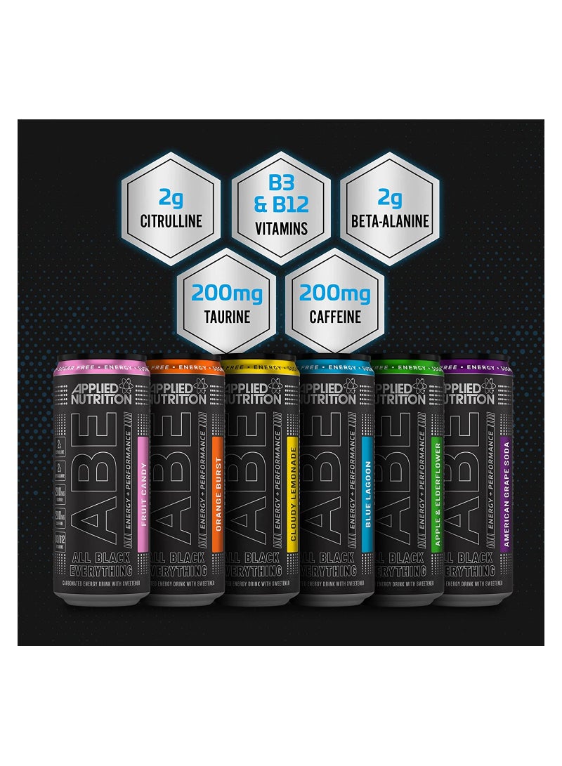 Applied Nutrition ABE Energy Plus Pre-Workout with Fruit Candy Drink 330ml  - Image 5