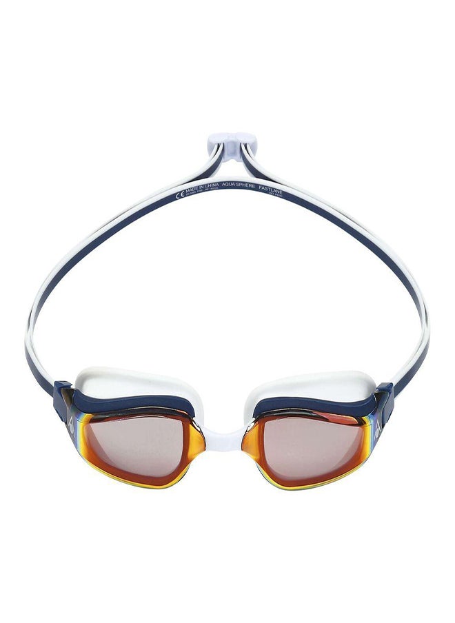 Aqua Sphere Fastlane Mirror Lens - White/Yellow 