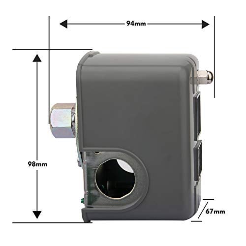 Solimeta Air-Pump Pressure Switch 30-50 psi Pressure Setting, Pressure Switch for Water Pump, Well Pressure Switch, Pump Pressure Switch - Image 5