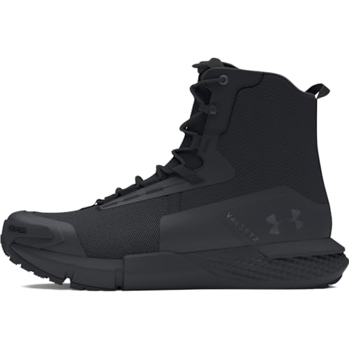 Under Armour Men's Charged Valsetz, (001) Black/Black/Jet Gray, 9.5, US - Image 2