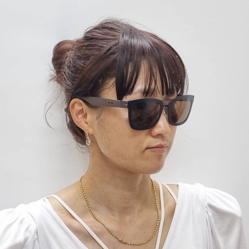 Bangs Hair Clip Synthetic hair wispy bangs fringe clip in hair extensions in Fringe Front Natural Curved Flat Neat bang with Temples for women dark brown