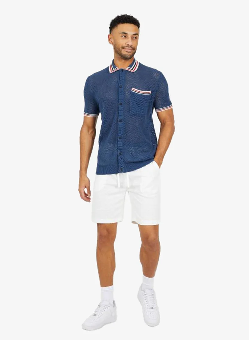 BRAVE SOUL  MENS SHORTS WITH SIDE ENTRY POCKETS AND BACK PATCH POCKET SINGLE STITCH TO FLY. SELF FABRIC DRAWCORD TAPE for Men | Best Price UAE