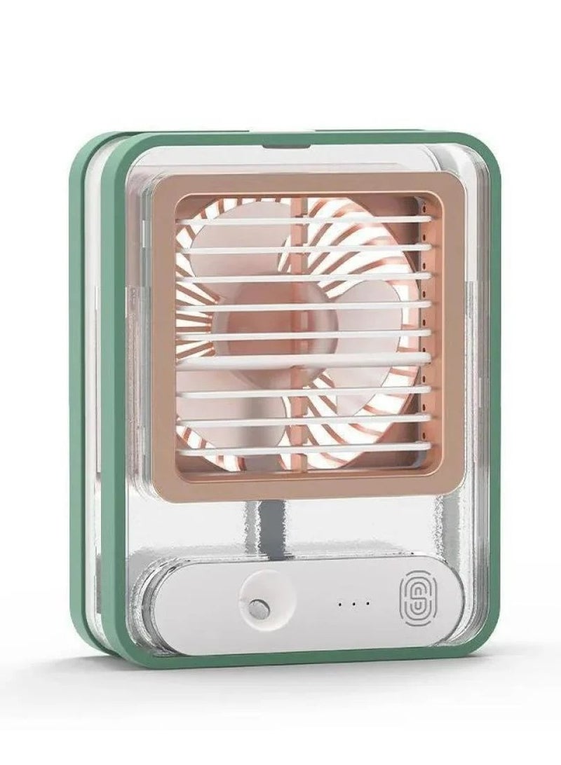 دينكس مكيف متنقل صغير وفواحة ذكية يعمل بالشحن يبرد ويرطب وينقي الهواء من الغبار بـ3 درجات دفع هواء ورش رذاذ الماء من دينكس DX2533 - Image 1