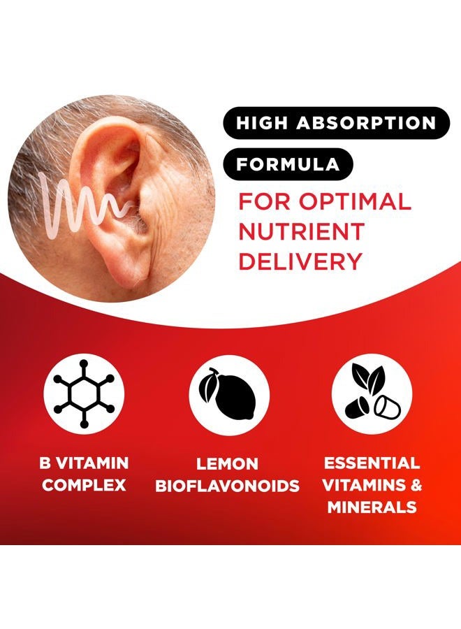 Lipo-Flavonoid Lipo Flavonoid Ear Ringing - Doctor-Recommended for Ringing Ears – Clinically Proven Lemon Bioflavonoid Complex with Vitamins C, B1, B2, B6, B12, & Calcium - 100 Caplets - Image 3