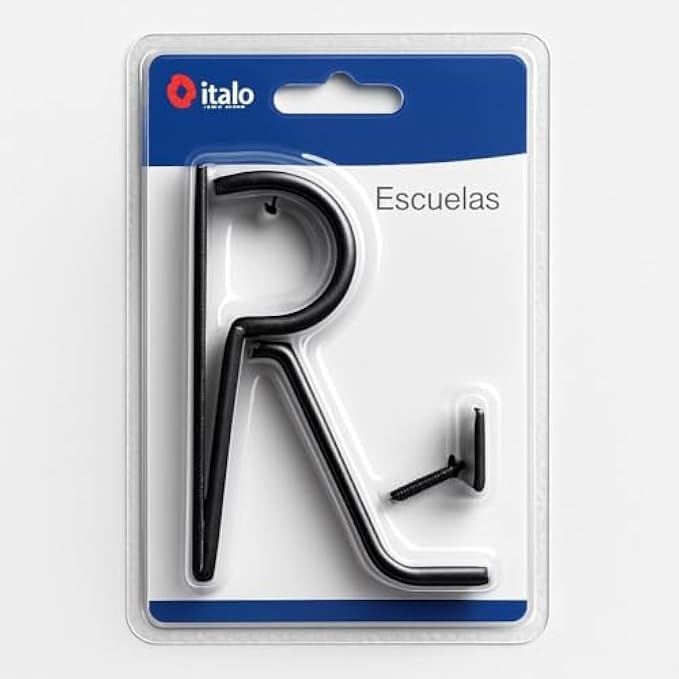 FITTO حاملات قضبان الستائر العالمية من فيتو - دعم قابل للتعديل ثقيل الوزن للتثبيت على الحائط والسقف لقضبان الستائر وملحقات الستائر، تناسب معظم القضبان - Image 2