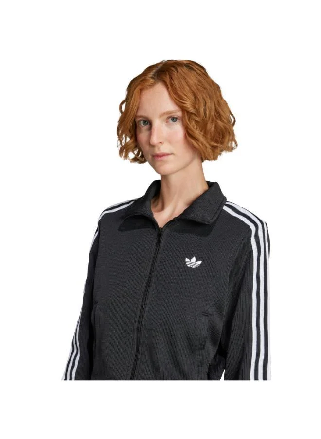 Adidas Originals BLACK/WHITE Firebird Adicolor Knit Track Top for Women | Best Price UAE