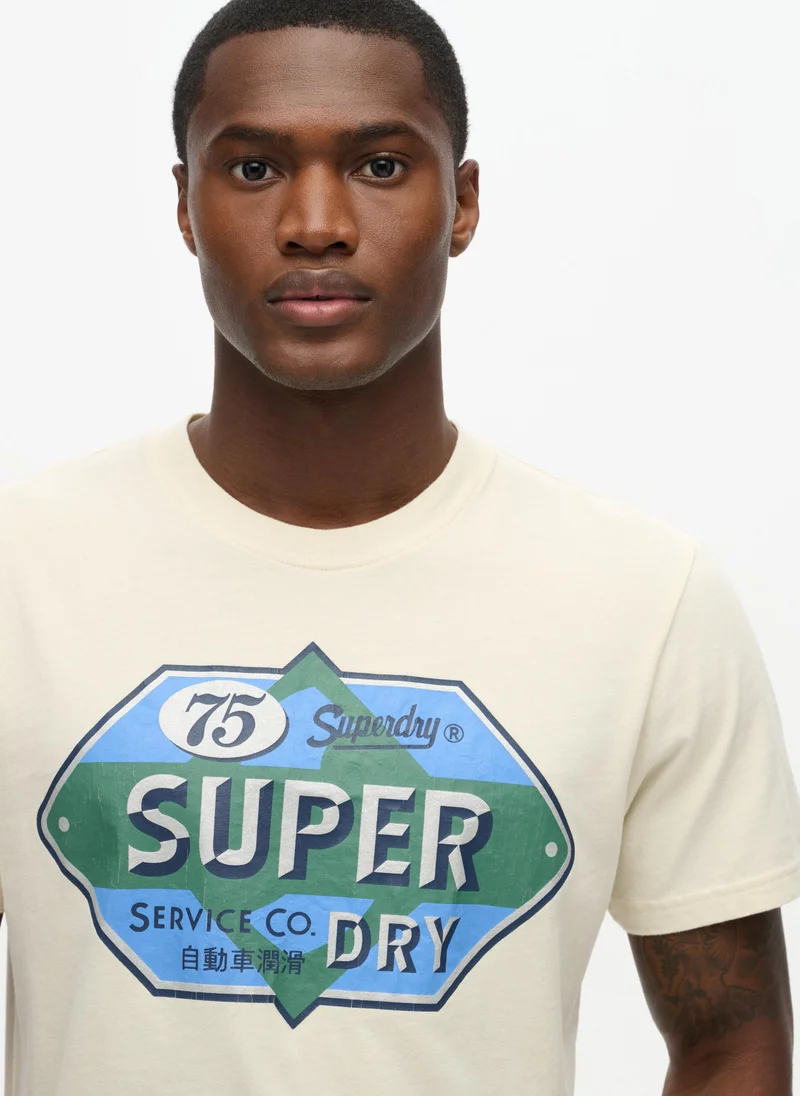 Superdry Workwear Gasoline Graphic Tee