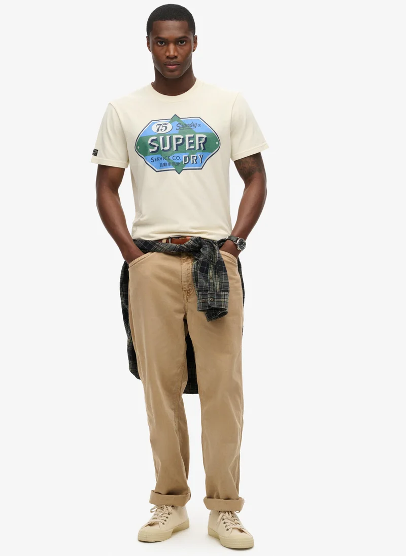 Superdry Workwear Gasoline Graphic Tee