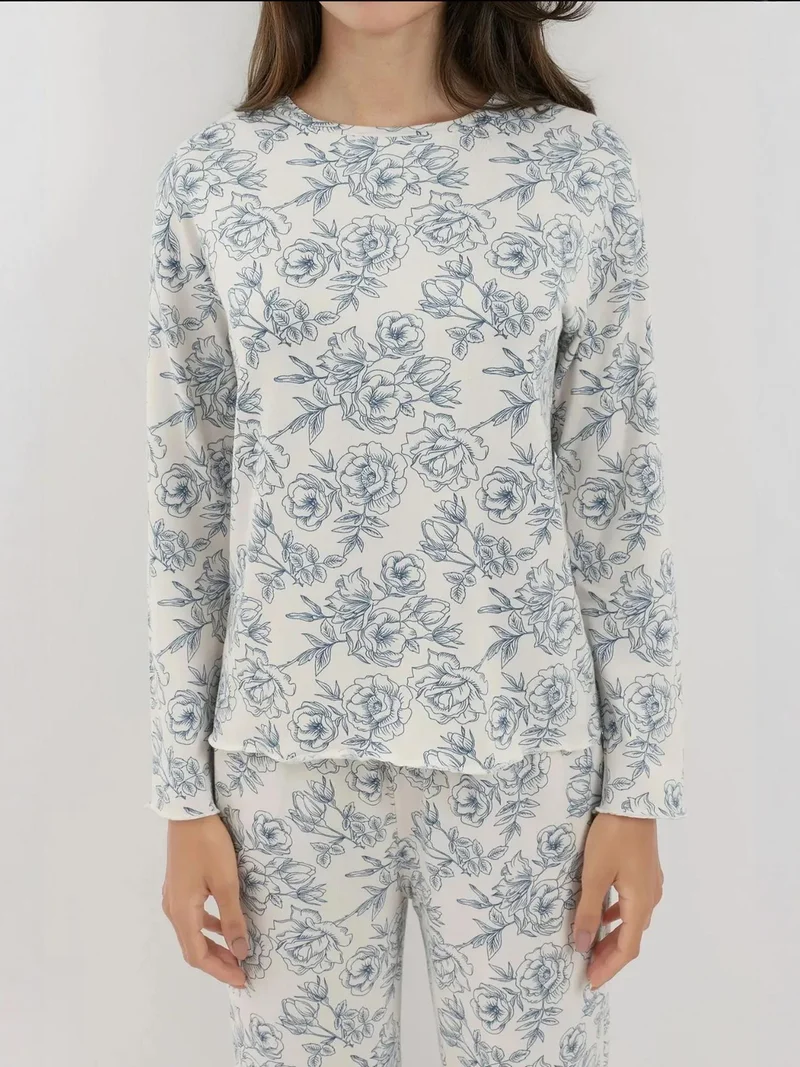 Hiccup Multicolor Soft Touch Relax Fit Pajama Set for Women | Best Price UAE