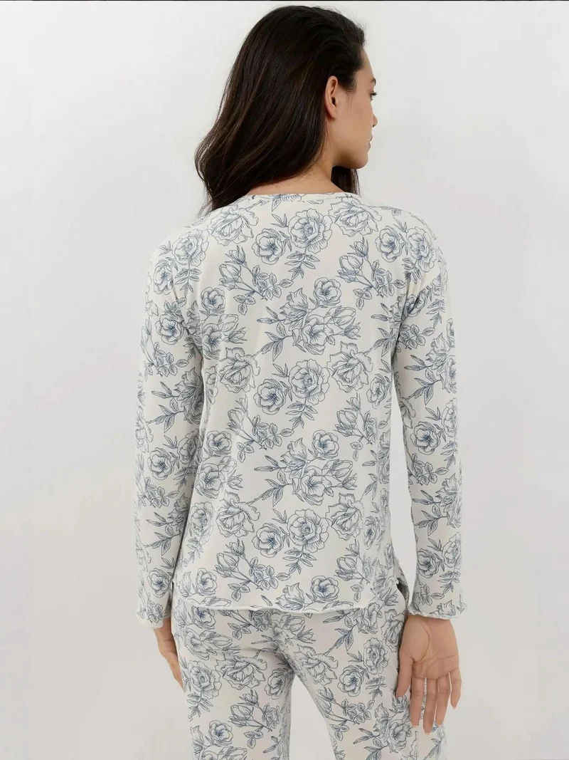 Hiccup Multicolor Soft Touch Relax Fit Pajama Set for Women | Best Price UAE
