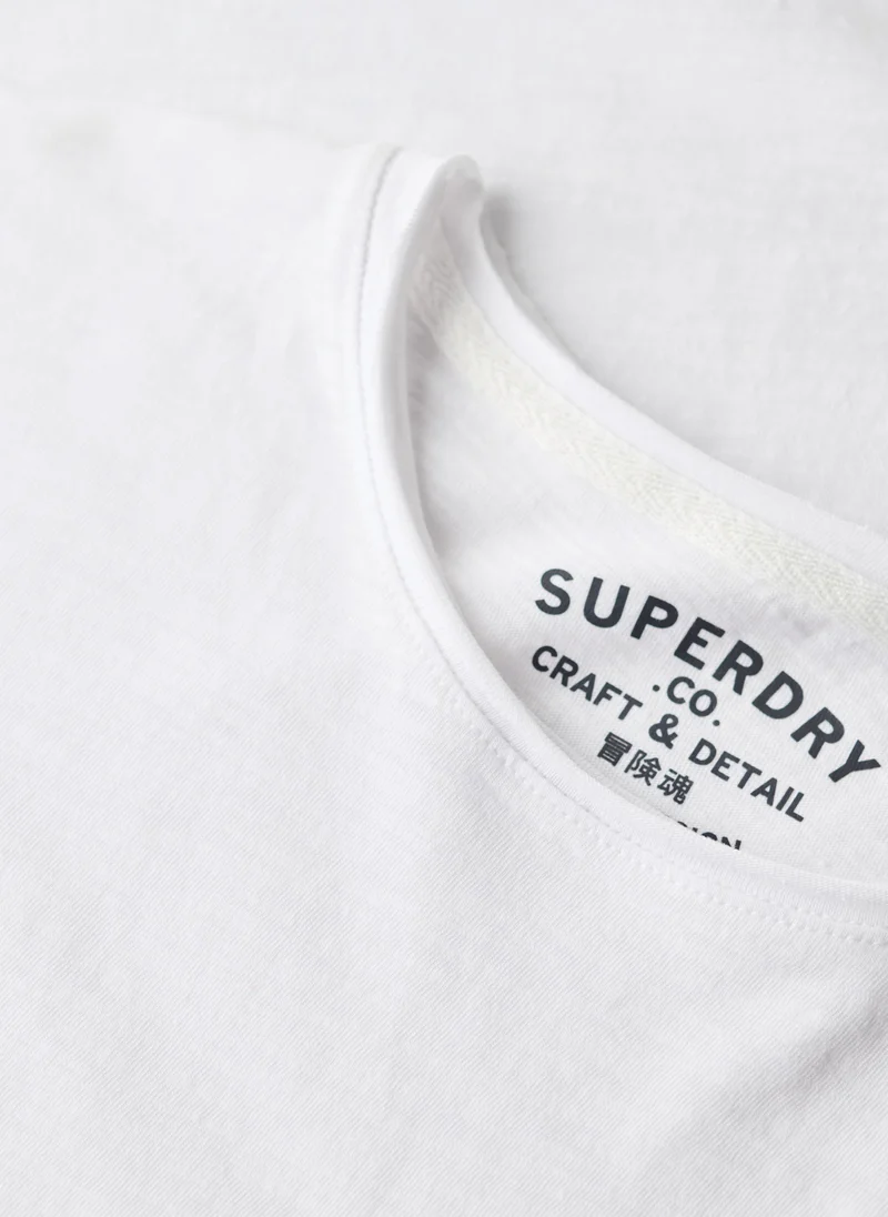 Superdry Raw Edge Slub T Shirt