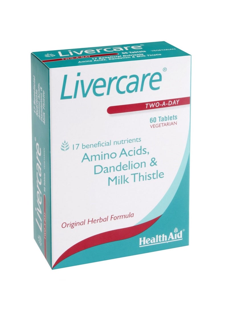 Health Aid Ha Livercare Blister Tabs 60'S