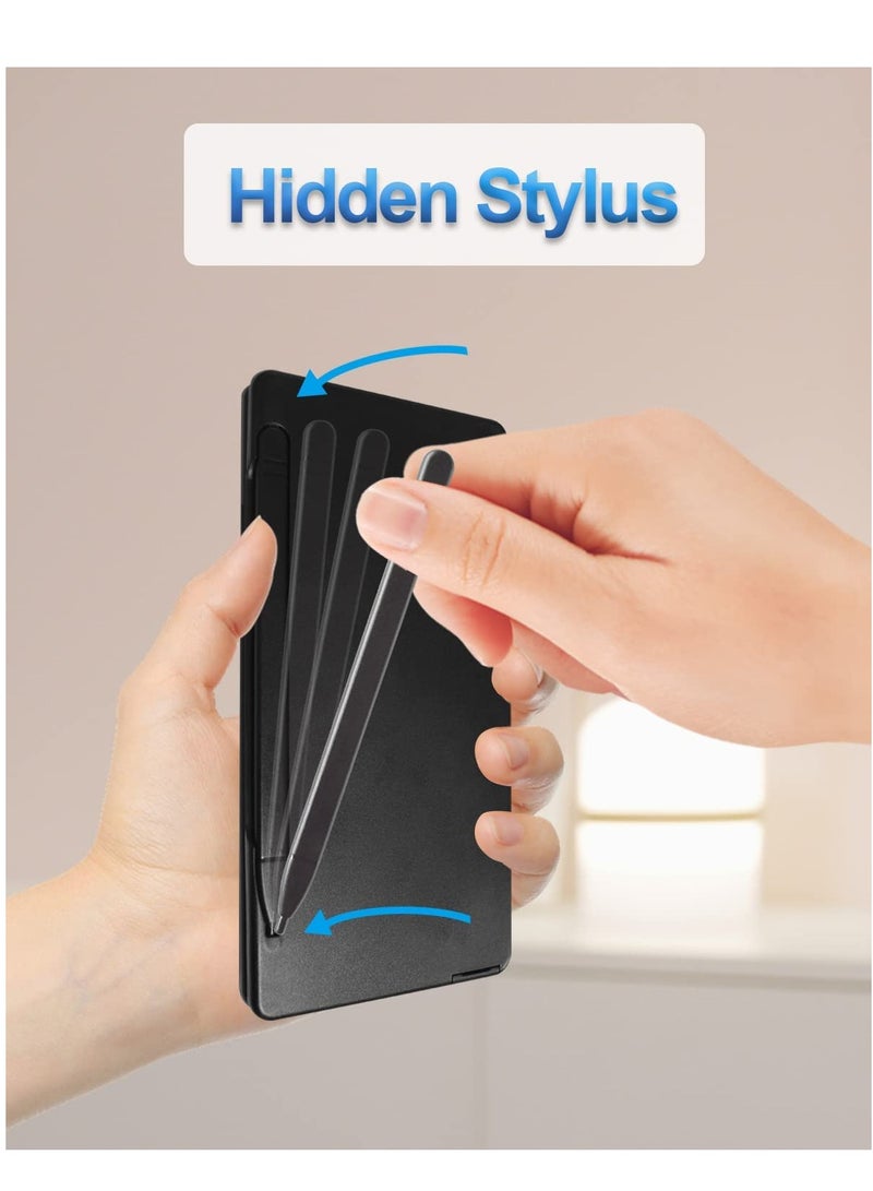 general S3 Solar Science Calculator with Erasable Writing Board, Calculator Handwriting Board Electronic LCD Writing Board Function Calculator Battery Powered Foldable for School, Office, Home, Black - Image 5