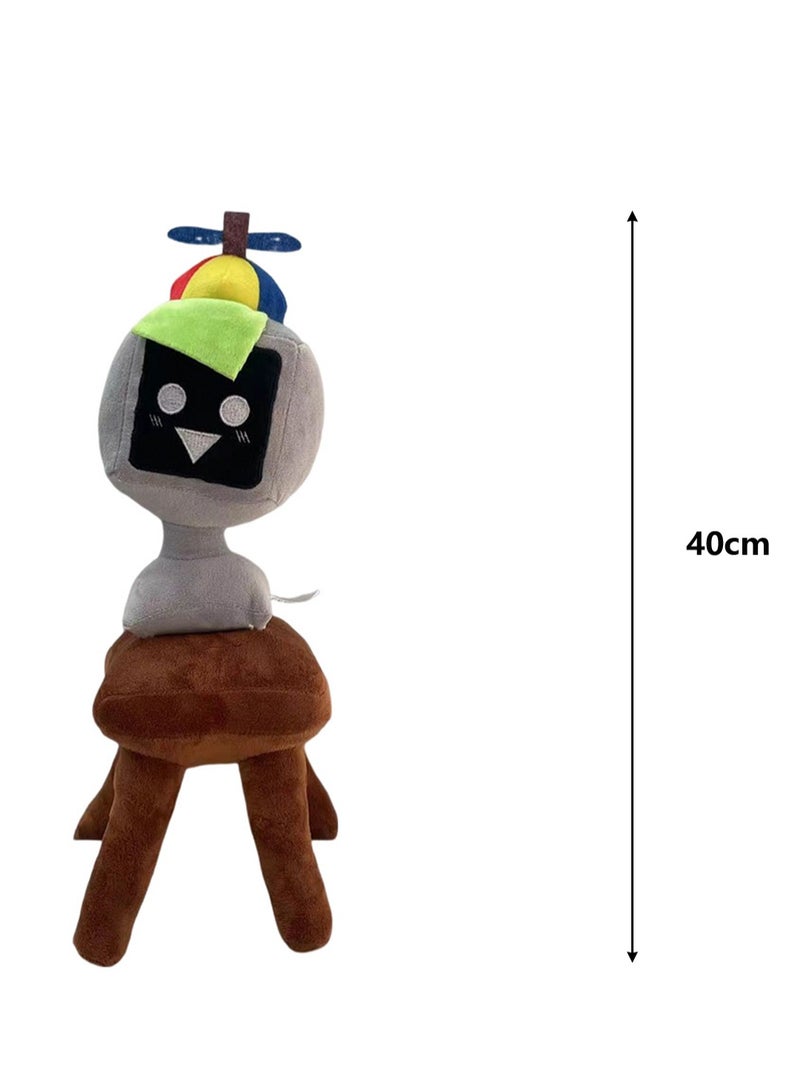Rhythm Box Sprunki Game Peripheral 40cm Plush Toy, Realistic Cute Soft Plush Doll, Gift for Boys and Girls Game Fans (Mr. Computer) - Image 2