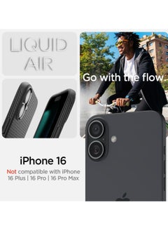 غطاء حماية Liquid Air لهاتف iPhone 16 (2024) - أسود غير لامع - pzsku/Z7D8E866C80B8A1C2FE32Z/45/_/1729681878/f2ee0e80-7695-42ae-8fbb-a7097e01d28d