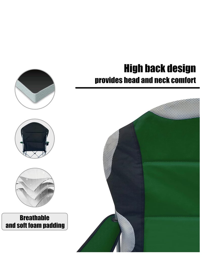 جو تو كامبس كرسي تخييم قابل للطي مع حامل أكواب عالي الجودة - أخضر | كرسي السدو | كرسي قابل للطي | كرسي حديقة | كرسي الصيد | كرسي سفر | كرسي رحلة | كرسي نزهة - Image 3
