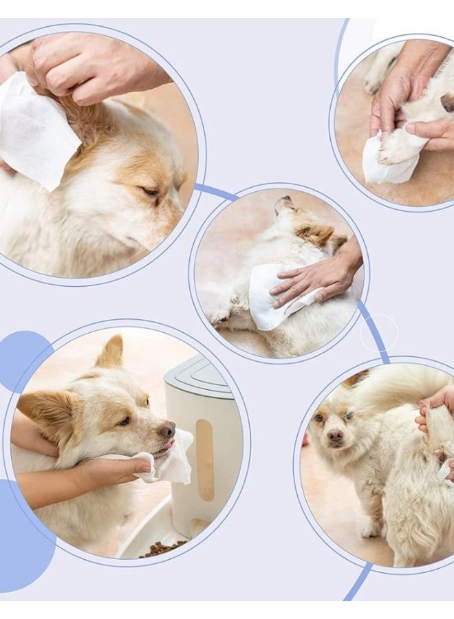 Bentonite مناديل ميو ميتس للحيوانات الأليفة بدون رائحة (80+4 قطعة) | تنظيف لطيف للقطط والكلاب | خالية من الكحول وآمنة - Image 2