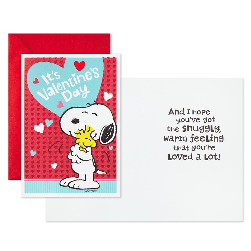 Hallmark Peanuts Valentines Day Cards Pack, Snoopy and Woodstock (10 Valentine's Day Cards with Envelopes) - Image 2