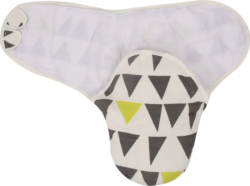 Sevi Bebe Sevibebe Organic Muslin Swaddle Triangle Pattern