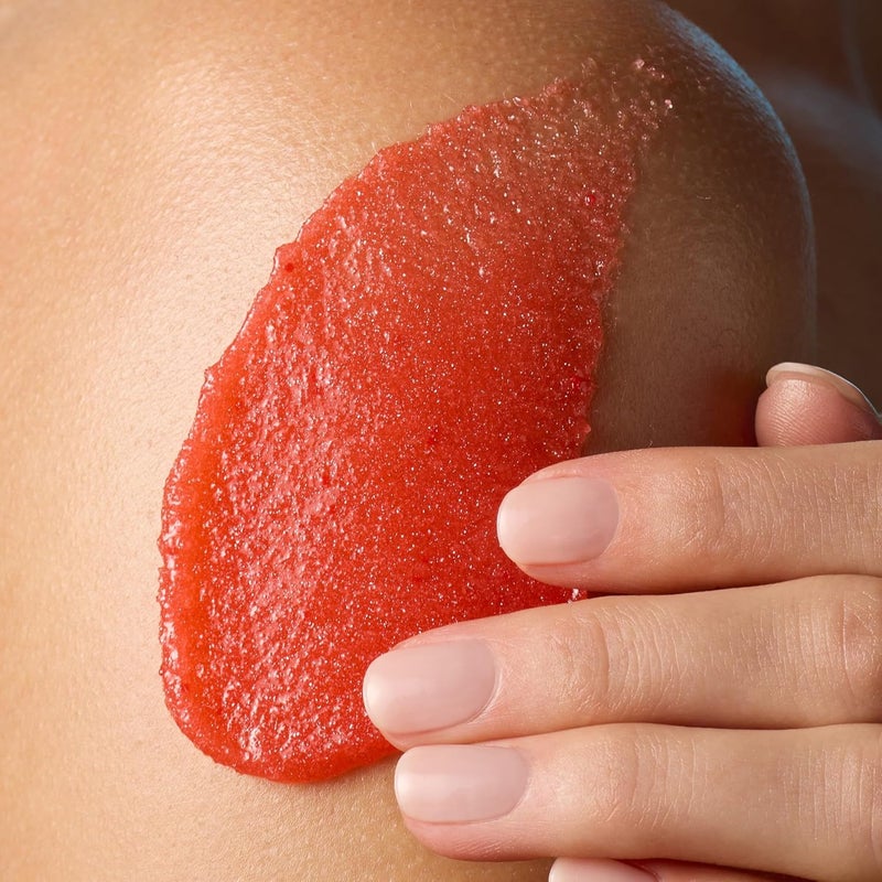 Treehut Lychee Kiss Shea Sugar Scrub, Exfoliating, Hydrating & Moisturizing Body Scrub with Shea Butter & Nourishing Essential Oils, Smooth & Soften Skin, 18 oz - Image 3