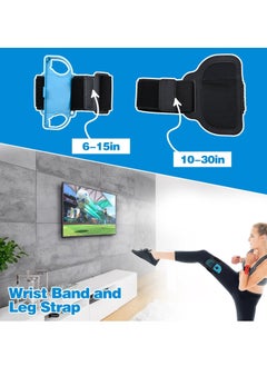 Y&D 14 in 1 Switch Sport Games Accessories Bundle for Nintendo Games, Including Tennis Rackets Swords Golf Clubs Grips Boxing Leg and Wrist Straps  - Image 5