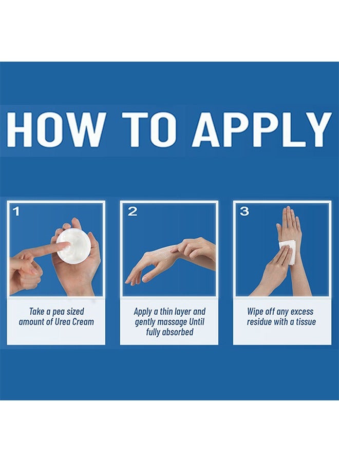 YURHERSU كريم اليوريا 40٪ بالإضافة إلى حمض الساليسيليك 1.76 أوقية ، كريم الكالس مزيل اليدين كريم القدم للأقدام الجافة المتشققة واليدين والمرفقين والركبتين ، يرطب وينعم البشرة بشكل مكثف ويقشر الجلد الميت - Image 4