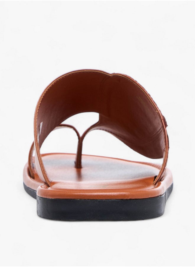LBL by Shoexpress Textured Slip-on Arabic Sandals  - Image 4