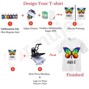 Formujet Sublimation Paper SBT Special for Polyster Clothes and T-shirts A4 X 50 sheets X 2 packets (Total 100 sheets) |Special for Heat Transfer Printing| Use With Sublimation Ink Only - Image 2