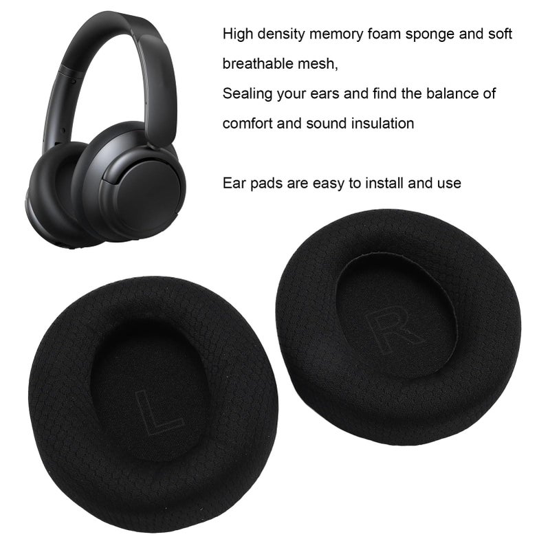 Breathable Mesh Soft Sponge Replacement Ear Pads For Anker Soundcore Life Q30 Q35 Headphones - Image 3