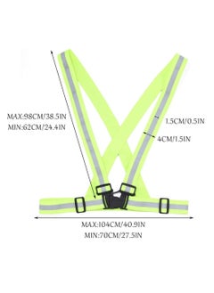 حزام سترة عاكس قابل للضبط من أجل السلامة مع وضوح عالي أخضر - pzsku/Z7D8F4B901C8987C5CC2EZ/45/_/1688621121/eff4ad6a-59c3-4ac8-a836-8d8b86ae1c22