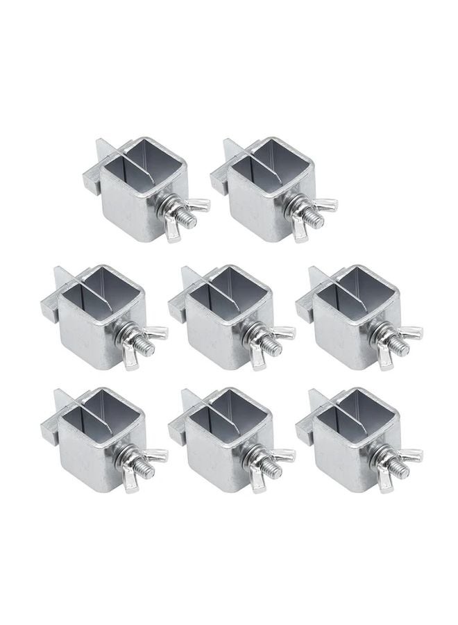 8 Pack Heavy Duty Welding Clamp Positioners Adjustable Screw Mechanism Industrial Tools - Image 1