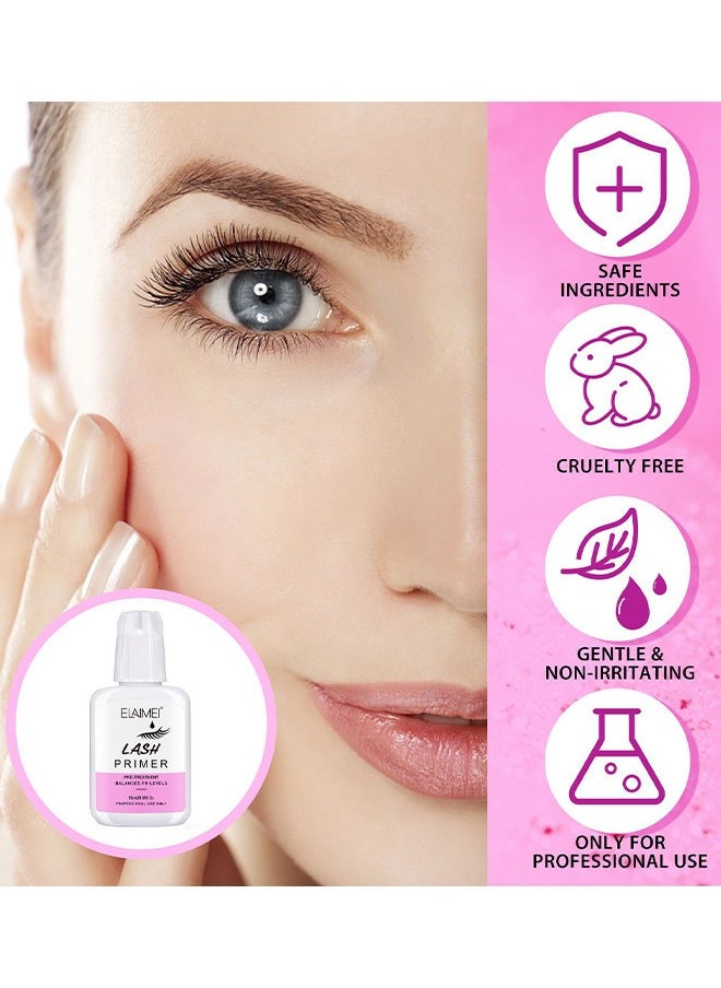 Lash Primer For Eyelash Extension Professional Use Only Easy To Remove Proteins And Oils Enhance Adhesive Strength Of Eyelash Extensions Pre Treatment For Lash Enhancer Primer