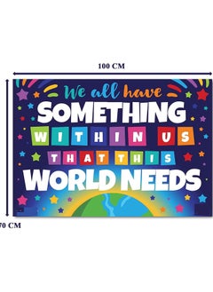 Generic Classroom Wall Decor Banner Poster - Bulletin Boards for Primary and Intermediate Schools for Kids, Up to Date Egypt 01222143812  - Image 3