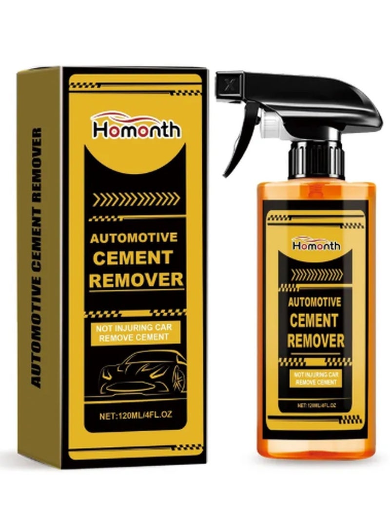 Homonth Automotive Cement Remover Concrete Dissolver | Stain Solution Cleaner for Cement, Metal, Automobile - Mild Formula Cleaning 120ml  - Image 1