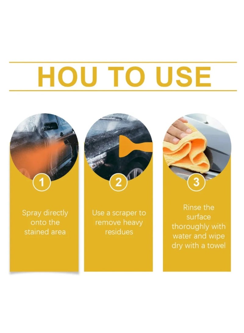 Homonth Automotive Cement Remover Concrete Dissolver | Stain Solution Cleaner for Cement, Metal, Automobile - Mild Formula Cleaning 120ml  - Image 3