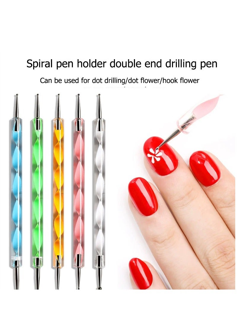 فرش مانيكير مكونة من 20 قطعة، مجموعة فرش مانيكير، أدوات مانيكير - Image 4