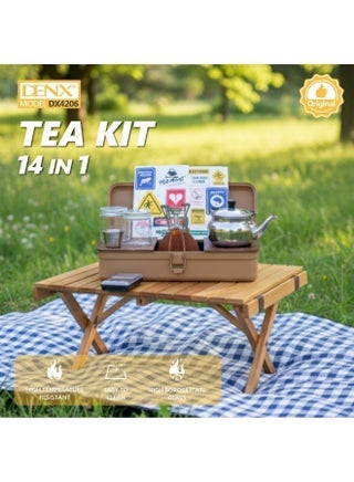 DX4206 Tea Set, 14-in-1 Luxury Tea Set for Home and Travel - view 5
