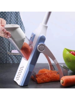 ELTRAZONE Vegetable Cutter Safe Mandoline Slicer TikTok Adjustable Chopper Multi purpose Food for Kitchen Gray, Lc-Vcutter-gy-060  - Image 4