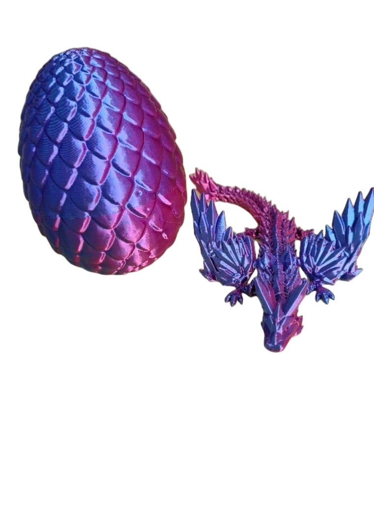 3D Printed Dragon and Dragon Egg