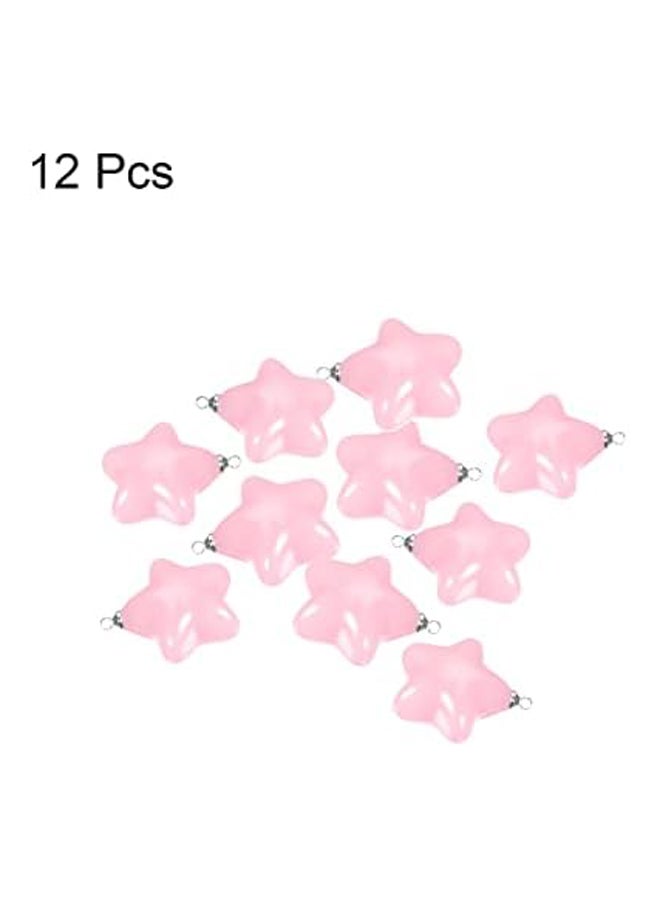 خريطة الخرز الاكريليك 12 قطعة 26 مللي متر شكل نجمة ديكور - Image 4