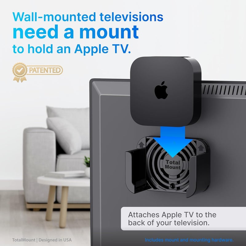 TotalMount for Apple TV – Mount Compatible with All Apple TVs - Image 2