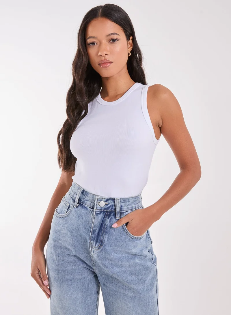 Pink Vanilla Essential Active Rib Vest