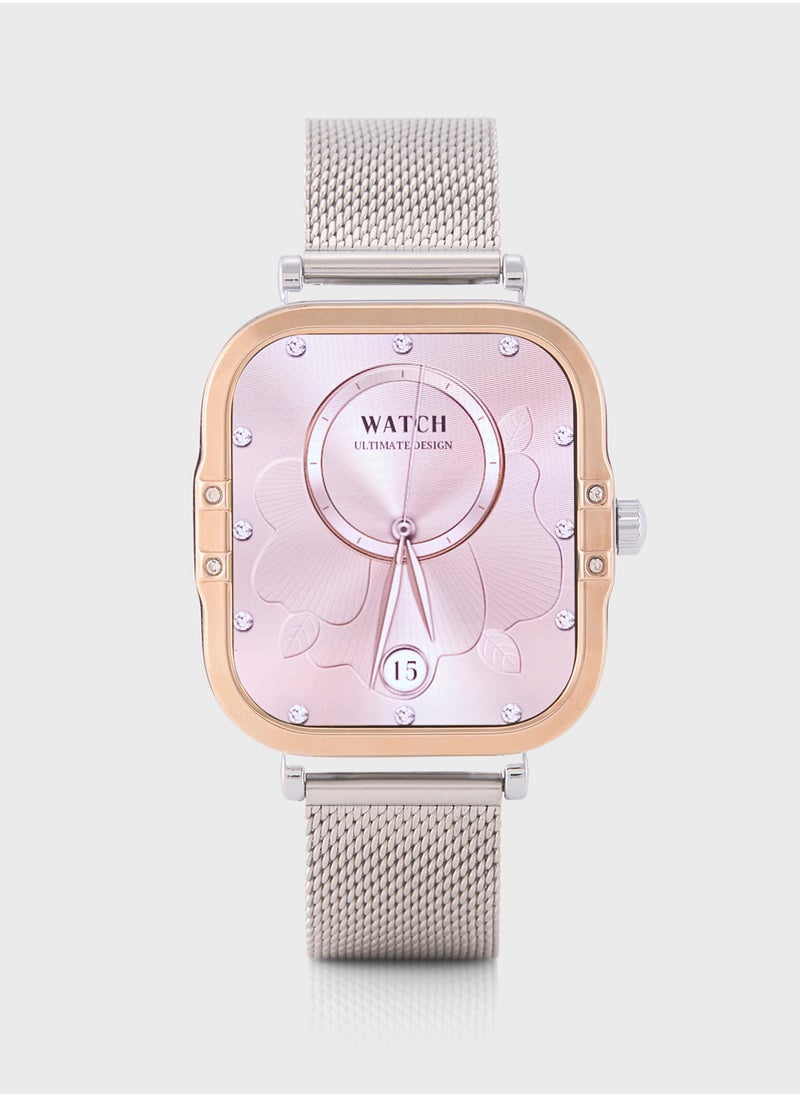 Ginger Amoled Smart Watch With Bluetooth Call, Heart Rate, Blood Pressure And Blood Oxygen Monitoring  - Image 1