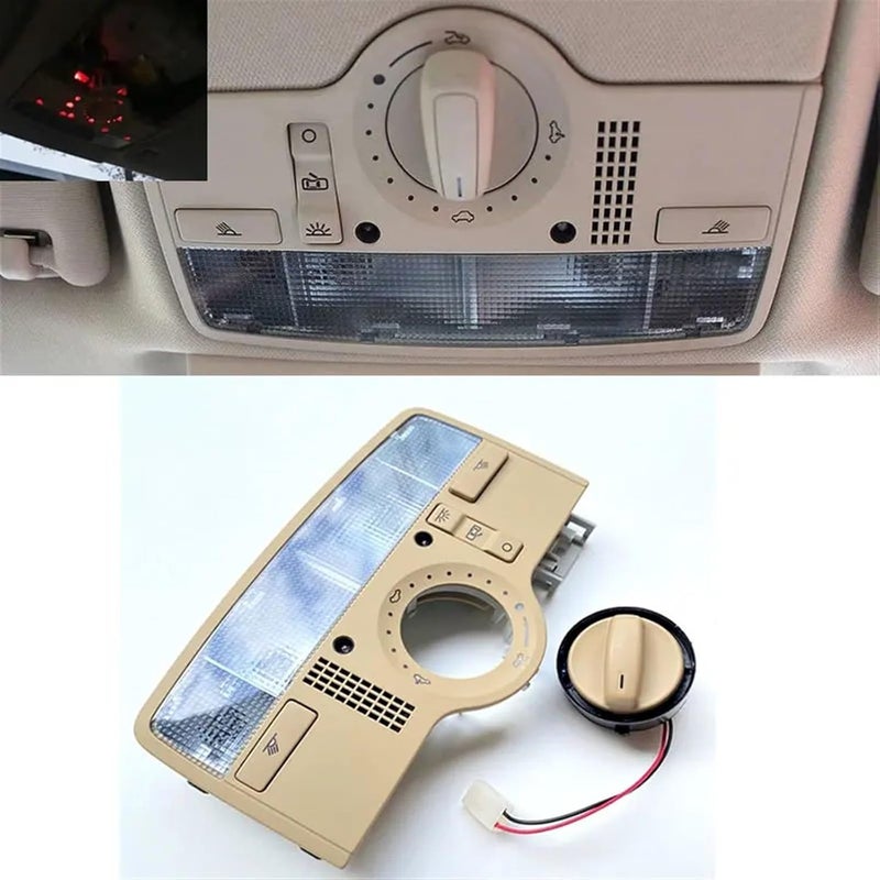 QASULER Car Reading Lamp Dome Light for Passat B5 (2006-2008) - Image 2
