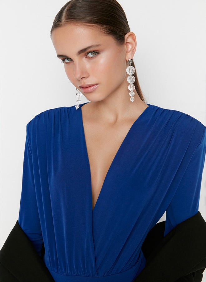 trendyol Saks Double Breasted Knitted Bodysuit TPRAW22BD0161 - Image 3