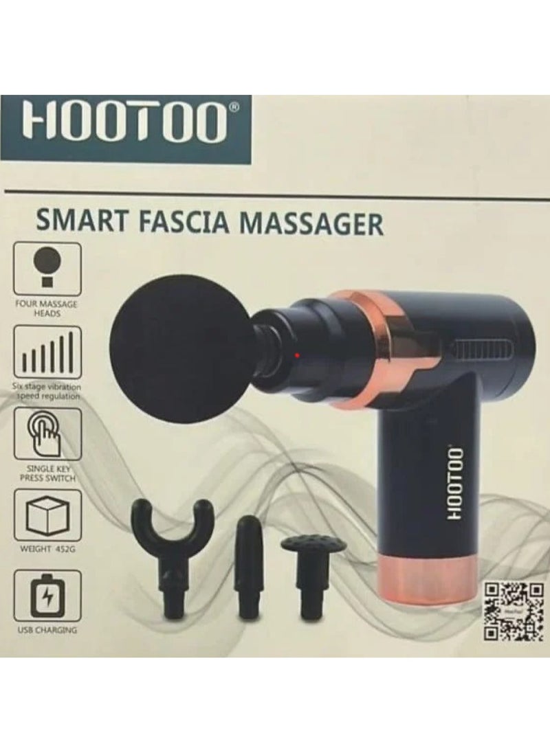 هوتو Handheld Electric Muscle Massage Gun for Deep Tissue Massage, 4 Massage Heads 4 Speeds, Noise Reduction, Yoga Fitness Accessories, Black إرسال ملاحظات اللوحات الجانبية السجلّ الترجمات المحفوظة تتوفّر نتائج الترجمة.  - Image 2